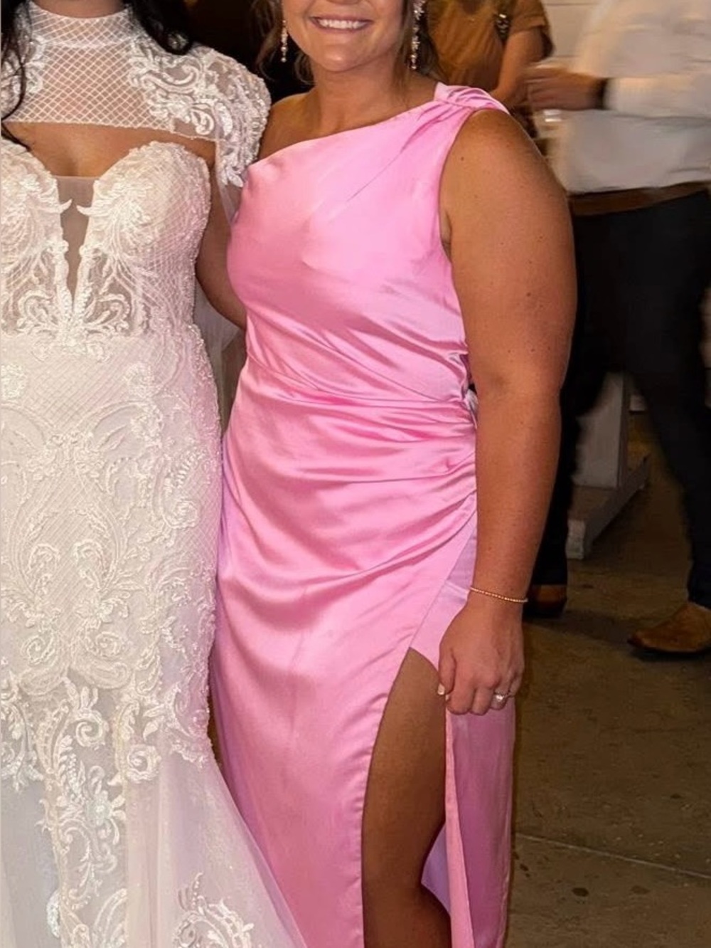 Show Me Your MuMu Jodie Dress in Pink Luxe Satin